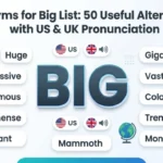 synonyms for big list