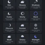 Synonyms for Dark Quiz